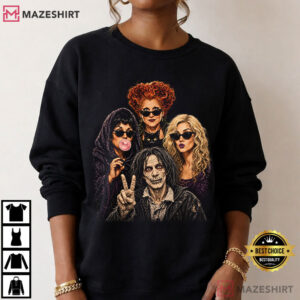 Halloween Hocus Pocus Sanderson Sisters Portrait Selfie T Shirt (2)