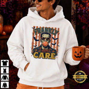 Frankly I Dont Care Slogan Halloween Monster Bubblegum T Shirt (4)