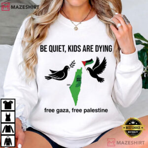 Free Palestine Peace Dove Gaza Map Human Rights Activist Protest T Shirt (3)