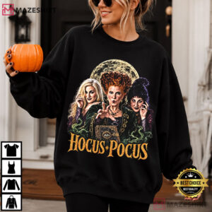 Hocus Pocus Sanderson Sisters Halloween Witch Vintage T Shirt (2)