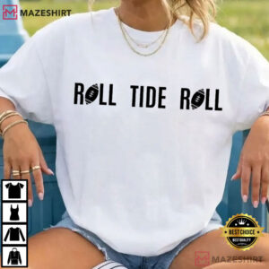 Alabama Crimson Tide Roll Tide Roll Game Day Football T Shirt (4)