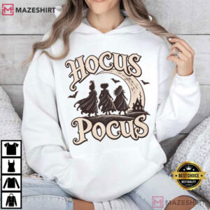 Halloween Hocus Pocus Portrait Sanderson Sisters Witches T Shirt (4)
