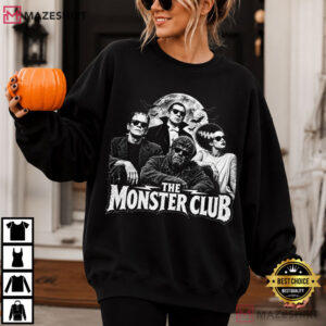 Halloween Frankenstein Werewolf Dracula Bubblegum Funny Spooky Season T S