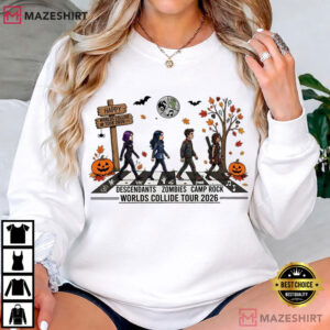 Disney Worlds Descendants Zombies Camp Rock Halloween T Shirt (2)
