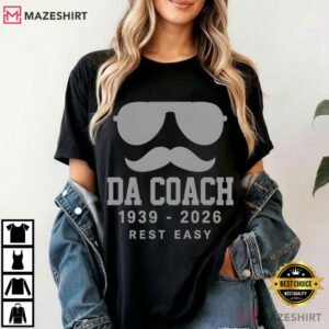 Da Coach Chicago Football Coach Tribute Rest Easy Memorial T Shirt (4)
