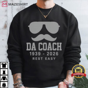 Da Coach Chicago Football Coach Tribute Rest Easy Memorial T Shirt (2)