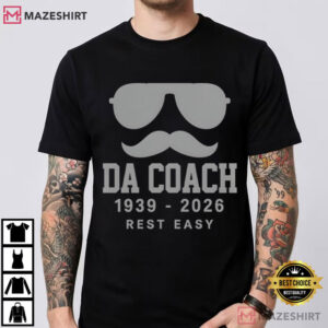 Da Coach Chicago Football Coach Tribute Rest Easy Memorial T Shirt (3)