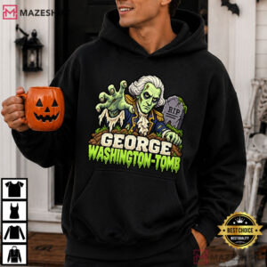 George Washing Tomb Halloween History Spooky T Shirt (4)
