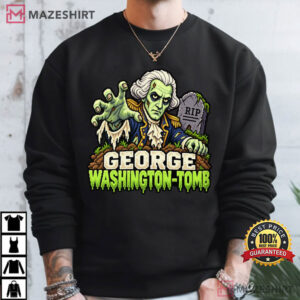 George Washing Tomb Halloween History Spooky T Shirt (3)