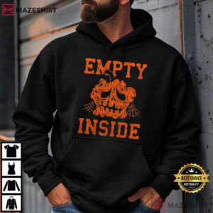Empty Inside Funny Halloween Jack O Lantern Pumpkin T Shirt (3)