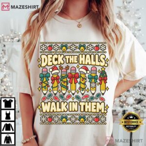 Teacher Ugly Christmas Sweater Funny Xmas Gift T Shirt (4)