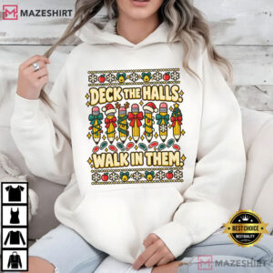 Teacher Ugly Christmas Sweater Funny Xmas Gift T Shirt (2)