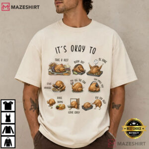 Turkey Funny Thanksgiving Mental Health Fall T Shirt (2)