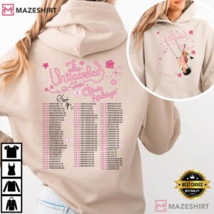 Olivia Rodrigo Unraveled Tour 2026 A Girl So In Love T Shirt (3)