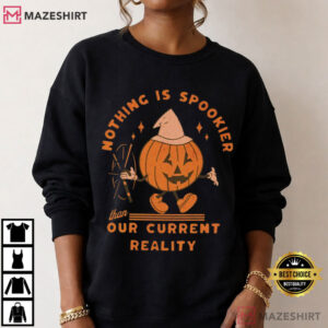 Sarcastic Halloween Pumpkin Retro Witch Hat T Shirt (2)