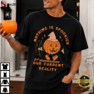 Sarcastic Halloween Pumpkin Retro Witch Hat T Shirt (3)
