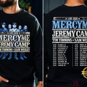MercyMe 2026 Tour Band Christian Music Merch T Shirt (4)