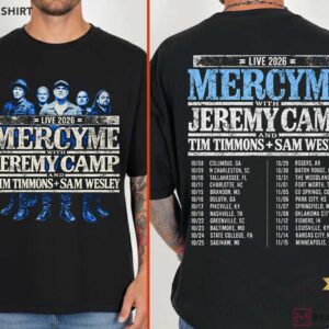 MercyMe 2026 Tour Band Christian Music Merch T Shirt (3)