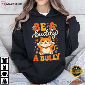 Cat Cute Be A Buddy Not A Bully Unity Day Orange T Shirt (4)