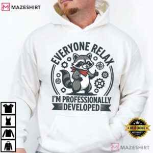 Raccoon Teacher Professionally Developed Funny T Shirt (4)