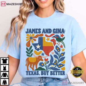 James Talarico Gina Hinojosa Vote Blue Texas Midterms T Shirt (4)
