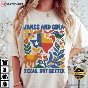 James Talarico Gina Hinojosa Vote Blue Texas Midterms T Shirt (1)
