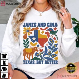 James Talarico Gina Hinojosa Vote Blue Texas Midterms T Shirt (2)