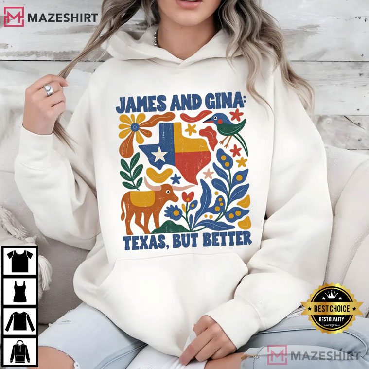 James Talarico Gina Hinojosa Vote Blue Texas Midterms T-Shirt James Talarico Gina Hinojosa Vote Blue Texas Midterms T-Shirt