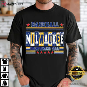 Milwaukee Baseball 2026 Championship Vintage Retro Baseball T Shirt (4)