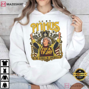 Trump Rally Primus Aunt Sue Middle Finger No Kings T Shirt (4)