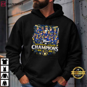 Milwaukee Brewers 2026 National League Champions Baseball T Shirt (4)