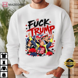 Trump Rally Protest Aunt Sue Middle Finger Anti Trump T Shirt (2)
