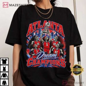 Atlanta Dream 2026 Champions Skull Womens Basketball T Shirt (4)