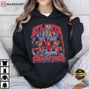 Atlanta Dream 2026 Champions Skull Womens Basketball T Shirt (3)