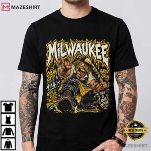 Milwaukee Baseball Vintage Cream City Game Day Wisconsin T Shirt (1)