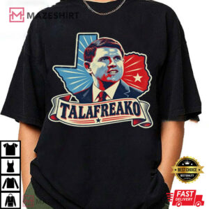 Talafreako James Talarico Texas Political Retro Graphic T Shirt (4)