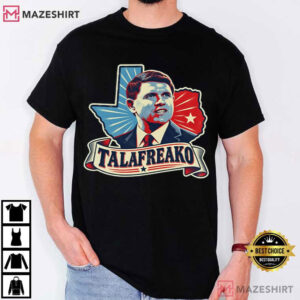 Talafreako James Talarico Texas Political Retro Graphic T Shirt (1)