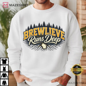 Brewlieve Runs Deep Collection 2 Pride Milwaukee Baseball T Shirt (2)