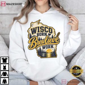 Wisco Born Brewlieve Worn Collection 2 Pride Milwaukee Baseball T Shirt (3)