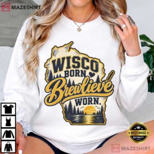 Wisco Born Brewlieve Worn Collection 2 Pride Milwaukee Baseball T Shirt (2)