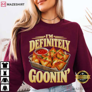 Asian Food Lover I'm Definitely Goonin Funny Crab Rangoon T Shirt (2)