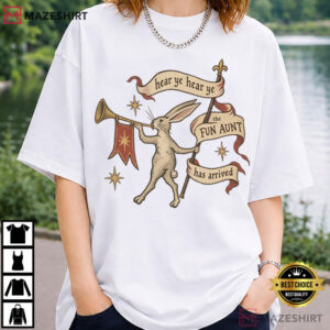 Medieval Aunt Auntie Grunge Funny Auntie Bookish T Shirt (1)