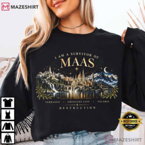 SJM Survivor Of Maas Throne Of Glass Crescent City T Shirt (4)