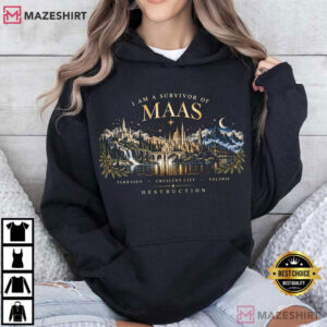 SJM Survivor Of Maas Throne Of Glass Crescent City T Shirt (1)