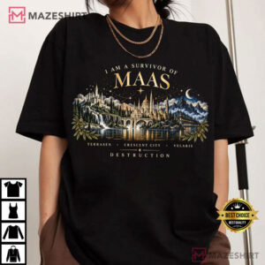 SJM Survivor Of Maas Throne Of Glass Crescent City T Shirt (2)