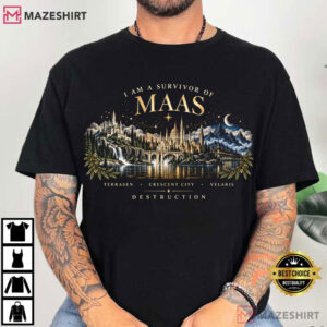 SJM Survivor Of Maas Throne Of Glass Crescent City T Shirt (3)