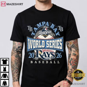 Tampa Bay Rays 2026 World Series Vintage Baseball Graphic T Shirt (1)