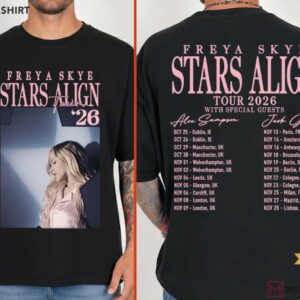 Freya Skye Stars Align Concert Tour 2026 Music Pop Singer T Shirt (1)