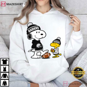 Las Vegas Raiders Football Snoopy And Woodstock Fan Gift T Shirt (3)