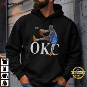 Oklahoma City Thunder Shai Gilgeous Alexander OKC Basketball T Shirt (2)